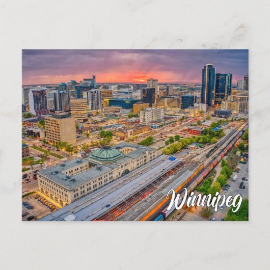 Winnipeg, Manitoba, Canada Briefkaart (Voorkant)