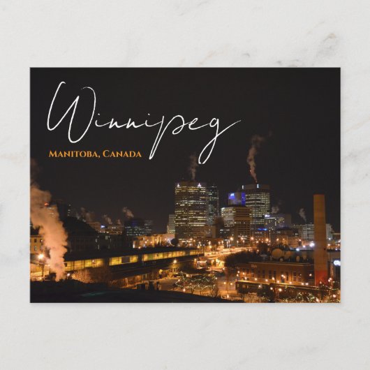 Winnipeg Manitoba Canada Reizen Briefkaart (Voorkant)