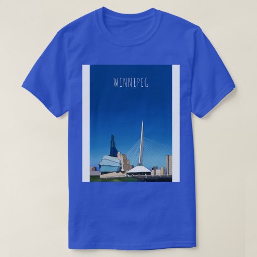Winnipeg Manitoba Canada T-shirt (Design voorkant)