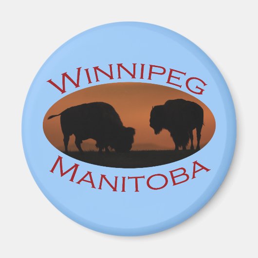 Winnipeg, Manitoba Magneet (Voorkant)
