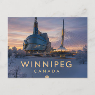 Winnipeg Manitoba Prairie Stad Reizen Briefkaart