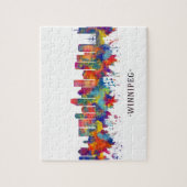 Winnipeg Manitoba Skyline Legpuzzel (Verticaal)