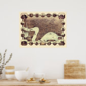 Winnipeg, MB, Canada Panoramic Map - 1884 Poster (Keuken)