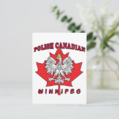 Winnipeg Pools Canadees Leaf Briefkaart (Staand voorkant)