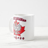 Winnipeg Pools Canadees Leaf Koffiemok (Voorkant links)