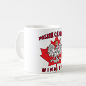 Winnipeg Pools Canadees Leaf Koffiemok (Voorkant links)