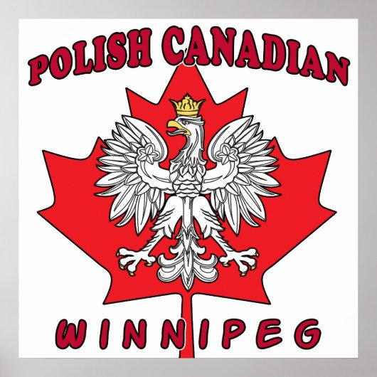 Winnipeg Pools Canadees Leaf Poster (Voorkant)