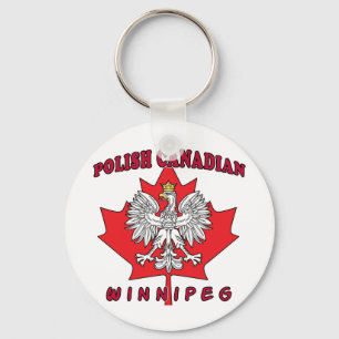 Winnipeg Pools Canadees Leaf Sleutelhanger
