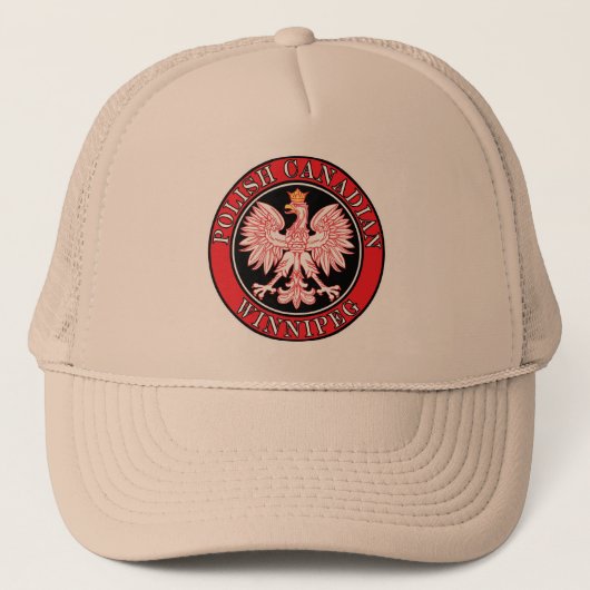 Winnipeg Poolse Canadese adelaar Trucker Pet (Voorkant)