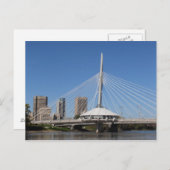 Winnipeg Provencher Bridge Briefkaart (Voorkant / Achterkant)