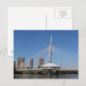 Winnipeg Provencher-brug Briefkaart (Voorkant / Achterkant)