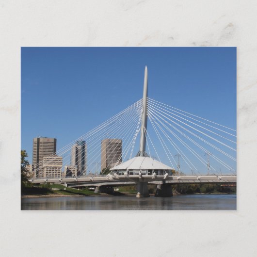Winnipeg Provencher-brug Briefkaart (Voorkant)