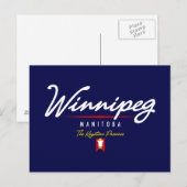 Winnipeg Script Briefkaart (Voorkant / Achterkant)