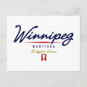 Winnipeg Script Briefkaart (Voorkant)