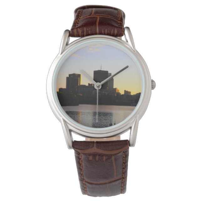 Winnipeg Silhouet Horloge (Voorkant)
