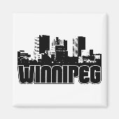 Winnipeg Skyline Magneet (Voorkant)