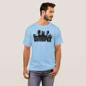 Winnipeg Skyline T-shirt (Voorkant volledig)