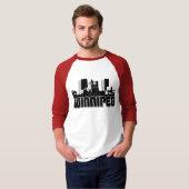 Winnipeg Skyline T-shirt (Voorkant volledig)