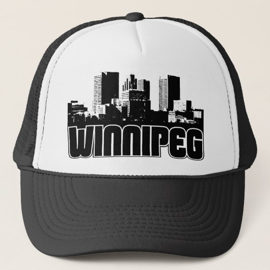 Winnipeg Skyline Trucker Pet (Voorkant)