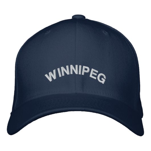 Winnipeg Souvenir Honkbal Pet Geborduurd Pet (Voorkant)