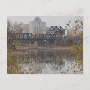 Winnipeg Treinbrug Briefkaart