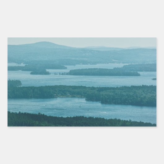 Winnipesaukee negeren rechthoekige sticker (Voorkant)