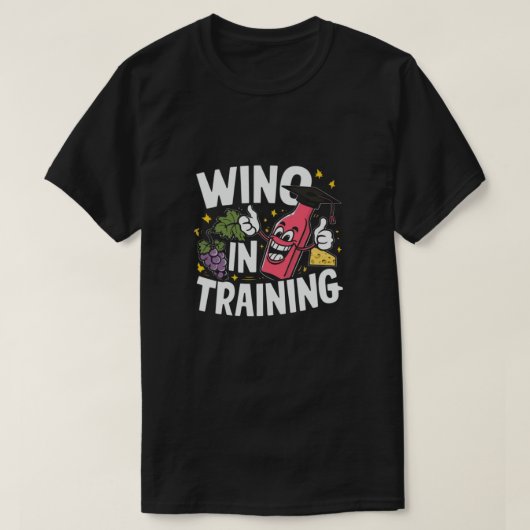 Wino in opleiding t-shirt (Design voorkant)