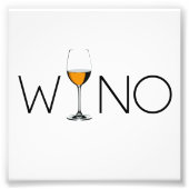 Wino Wijn Lover Glass Foto Afdruk (Voorkant)