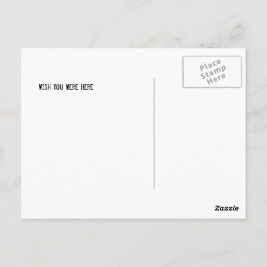 Winold Reiss Tekening geïnspireerd briefkaart (Achterkant)