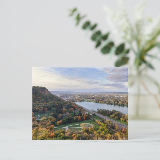 Winona Beauty Overlook Briefkaart (Staand voorkant)