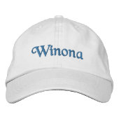 Winona Gepersonaliseerd geborduurd Baseball Pet /  (Voorkant)