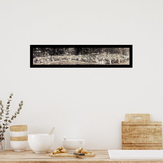 Winona Lake IN Bible Photo 1915 Poster (Keuken)