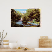 Winona Lake Indiana circa 1930 Poster (Keuken)