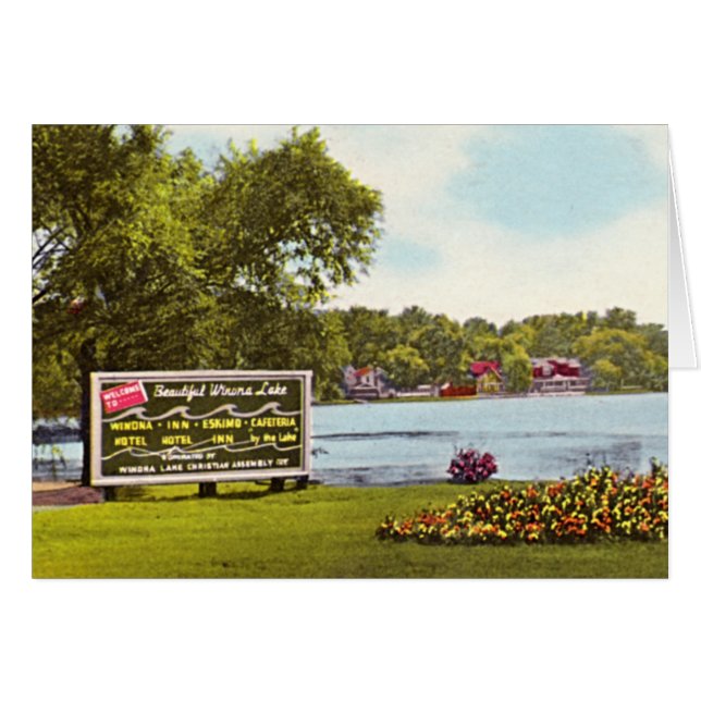 Winona Lake, Indiana Entrance (Voorkant Horizontaal)