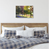 Winona Lake Path 18x12 1,5" Canvas Afdruk (Insitu (Slaapkamer))