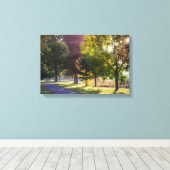 Winona Lake Path 18x12 1,5" Canvas Afdruk (Insitu (Houten vloer))