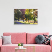 Winona Lake Path 18x12 1,5" Canvas Afdruk (Insitu (Woonkamer))