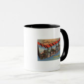 Winona, Minnesota - Grote lettertjes Mok (Voorkant rechts)