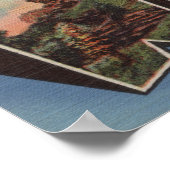 Winona, Minnesota - Grote lettertjes Poster (Hoek)