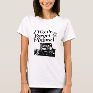 Winona op Route 66 Travel Motto T-shirt