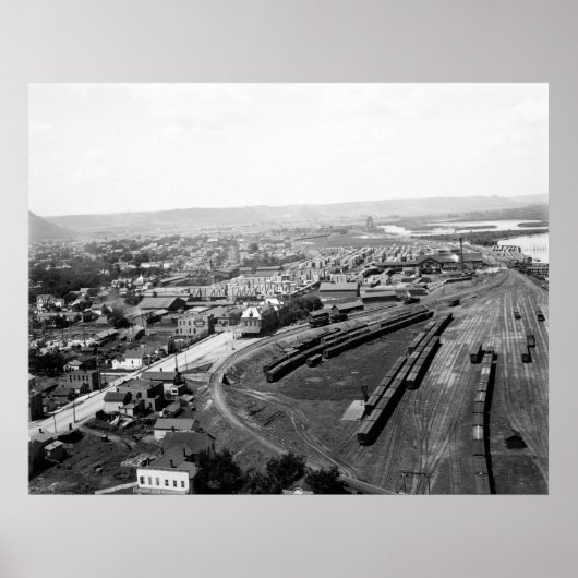 Winona Railyard, 1898 Poster (Voorkant)