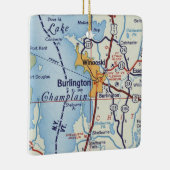 Winooski Vermont en Burlington VT Keramisch Ornament (Rechts)