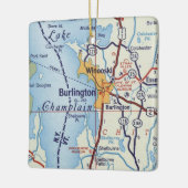 Winooski Vermont en Burlington VT Keramisch Ornament (Links)