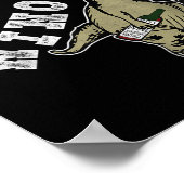 Winosaur Funny Dinosaur Wine Pun Poster (Hoek)