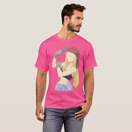 Winry Rockbell Fullmetal Alchemist T-shirt (Voorkant volledig)
