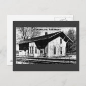 Winslow, Ar Train Depot Briefkaart (Voorkant / Achterkant)