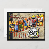 Winslow Arizona  briefkaart (Voorkant / Achterkant)