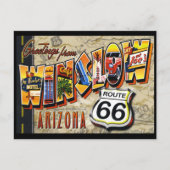 Winslow Arizona  briefkaart (Voorkant)