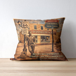 Winslow Arizona Corner Centennial Huis Decoratie Kussen
