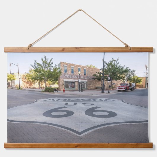 Winslow, Arizona Hangend Wandkleed (Voorkant)